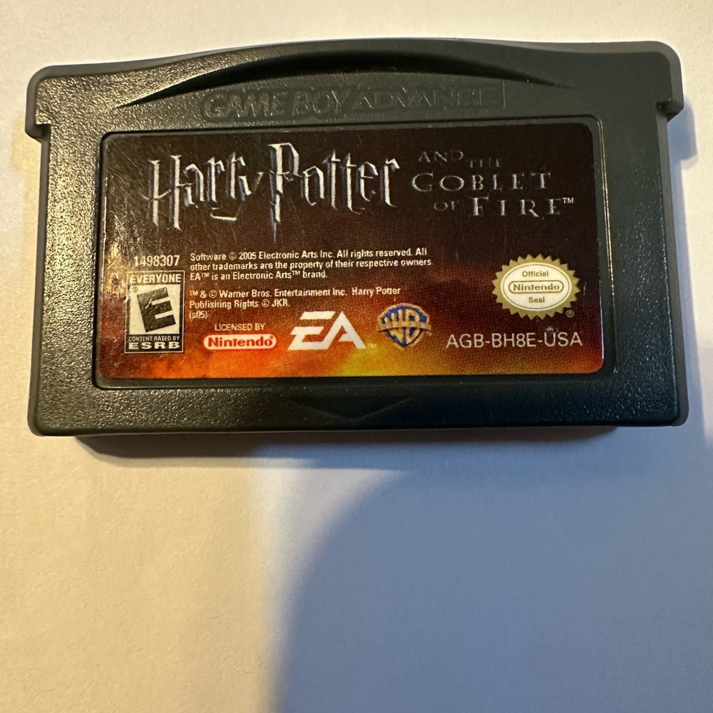 Nintendo Game Boy Advance Harry Potter and the Goblet of Fire Game